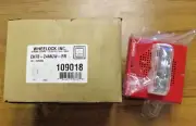 NIB. COOPER WHEELOCK STROBE CHIME (RED) 16-33 VDC, CAT# CH70-24MCW-FR .. UO-70