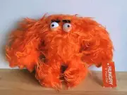 Rare Weight Watchers Plush Orange Stuffed Hungry Monster Promo Toy 5” NWT