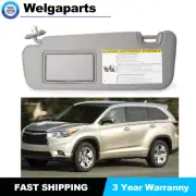 With Vanity Light Left Sun Visor 74320-0E074-B0 For 2014-2019 Toyota Highlander
