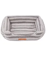 Modern Threads Plush Sherpa Pet Bed for Small & Medium Dogs