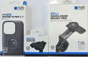 QUAD LOCK KIT iPHONE 16 Pro MAG Case, Dampener, Handlebar Mount Pro *EXPRESS*