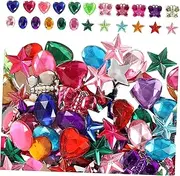 GRADENEVE DIY Decor 400Pcs Acrylic Charms Diamond Ornaments for Boys and Girls Rosefinch Fuse Beads Bulk