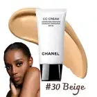 Chanel CC Cream #30 Beige Sunscreen Complete Correction SPF 50 PA+++ 1Oz 30ml.