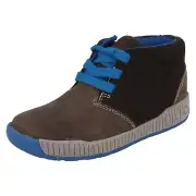 Clarks 67424 Zander Boy J Boot,Grey,3 MW US