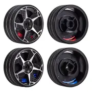 DUMBORC Remote Control Metal Handwheel Steering Wheel for X6 X6PM X10P Flysky NB4 Transmitter Replacement Parts DIY Acce