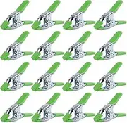SWANLAKE 16-Pack 6-inch Strong Spring Clamps Set, Large Super Heavy Duty Spring Clamps Metal Anti-Slip Grip Handle - 2.5 inch Jaw Opening