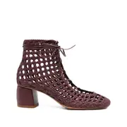 [Forte Forte] Forte Forte 55mm Woven Lace-up Boots 37 IT RED