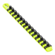 ERNST 13-Inch Socket Rail Organizer with 14 3/8-Inch Twist Lock Clips, High V...