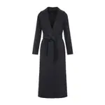 [Max Mara`S] Max Mara`S-Dark Grey Melange Poldo Wool Coat-Donna 40 IT