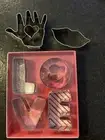 Cookie Cutters Love Valentines Lips and Heart with Hand New In Box