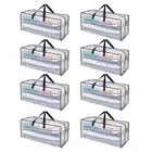 VENO 8 Pack Moving Bags w/Backpack Straps, Heavy Duty, Moving Boxes Alternati...