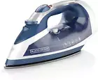 BLACK+DECKER Xpress Steam™ Cord Reel Iron with Nonstick Soleplate, Blue, ICR16X