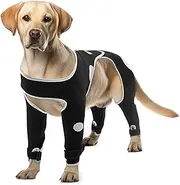 Furtenr Dog Leg Sleeve, Professional Dog Recovery Suit - Provide Protection for Your Dog's Elbows and Knees, Pet Wounds Prevent Licking, Bite, Being Wet and Infected, Helps Wound Healing, M