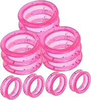 Dog Grooming Scissor Rings Set 12 Silicone Finger Protectors for Pet Hair Cutting Non Design