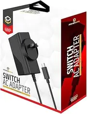 Powerwave Nintendo Switch Charger AC Adapter, USB Type C, 5V = 1.5A, 15V = 2A, 1.5m Cable, Black, Australian Plug, Fast Charging