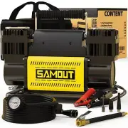 SMAOUT 12V Air Compressor, Offroad Portable Inflator 12.3 CFM, Air Pump Max 1...
