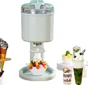 Ice Cream Maker, Frozen Dessert Maker, 1000ML Capacity, Small Homemade Fruit Yogurt Cone Ice Cream Machine Fully Automatic Ice Cream Machine Table Top Ice Cream Machine, Fun Kitchen Appliance