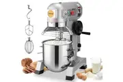 VEVOR Commercial Food Mixer 18.7L 3-Speed Stand Dough Mixer 1100W for Restaurant