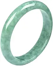 [TUOYUANPU] 2.4in(60-61mm) natural Guizhou cui jade green bracelet Jade Stone Bangles for Women with box, 2.4 inches, Stone