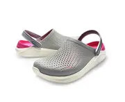 LookBook Adult Womens Non-Slip Clog Soft-Soled Beach Shoes-Grey Pink