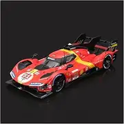 Scale Finished Model Car 1:24 Scale for Ferrari 24h Le Mans 499p #51 2023 F1 Racing Car Metal Die-cast Car Model Collectibles Replicas Model Die-cast Vehicle