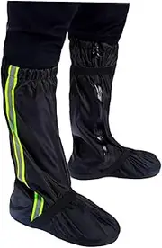 HONMEET Motorcycle Shoe Protector Boot Covers Galoshes Rain Shoes for Men Mens Cycling Shoes Travel Rain Boots Women Boot Case Oxford Cloth Shoes Cover High Rain Boot Cover Protective Case