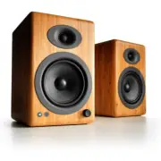 Audioengine A5+ Classic Bamboo Powered Bookshelf Speakers AUTHORIZED-DEALER