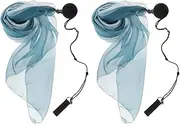 [yuksok] Dance Silk Streamer Poi Throw Ball Set Women Ribbon Imitation Silk for Dress Ups