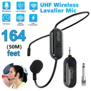 FM Wireless Microphone Headset Megaphone Radio For Loudspeaker/ teaching/tour