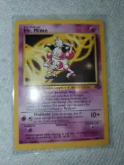 Pokemon Mr. Mime Jungle Set Rare Non-Holo Card 22/64 Near Mint NM