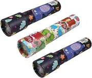ERINGOGO 3Pcs Kaleidoscope for Early Education Styles Birthday Enhances Imagination Thinking Skills Safe Practical Playtime Fun