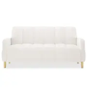 Anica 3 Seater Boucle Sofa Bed - Cream White