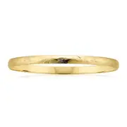 9ct Yellow Gold 65x5mm Solid Bangle