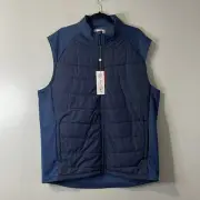 BEN HOGAN Quilted Golf Vest Men’s Size XXL Navy Blue NEW Jacket Sports Outdoors