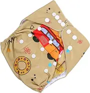 Beatifufu Baby Diaper Waterproof Nappy Pants Washable Baby Training Pants for 1-3 Years Old