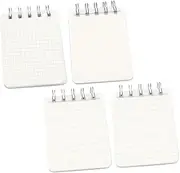 Baluue 80-page A7 Legal Pad Set Pp Paper Refillable Writing Pads Compact Notebooks for Quick Notes