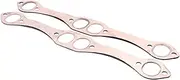2 pcs/set SHLPDFM Reusable SBC Oval Port Copper Header Exhaust Gaskets Fits for all SB Chevy 283 327 350 383 400 engines
