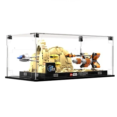 BRICK IN IT Display Case For LEGO® Star Wars Mos Espa Podrace™ Diorama 75380
