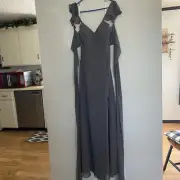 Azazie Bridesmaid Dress - "Everett" in "Steel Grey”