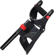 DECOMELODY 1pc Wrist Force Trainer Tool Pilates Foldable Power Hand Grips Strengthener Resistance Teens Exerciser Portable Women Training Arm Hand Exercise Body Torque Black Pp Material