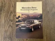 1982 MERCEDES BENZ W123 280E 280CE 280TE R107 SL 500SL 500SEC S CLASS BROCHURE
