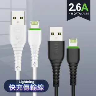 HANG 2.6A iphone/ipad 系列Lightning 快速充電傳輸線 R6-1入