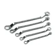 Silver Chrome Plating Finish 45 Degree Offset Box End Wrench Spanners 27x30mm