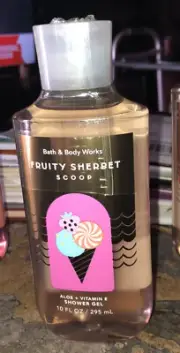 Bath and Body Works shower gel 10 fl oz Fruity Sherbert Scoop