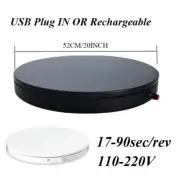 Electric Rotating Turntable Display Stand Photography Show Holder 17-90sec/rev