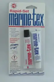 Marine-Tex RM320K Rapid-Set Epoxy Repair Kit 2 oz with Hardener Color Gray