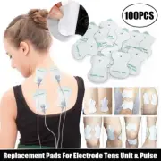 100PCS Replacement Pads Tens Electrode Pads Massage Machine Gold Hand Health Pad