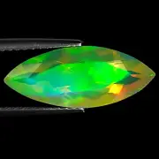 2.26 Ct Natural Ethiopian Faceted Opal Gemstone Multi Color Marquise Faceted Cut