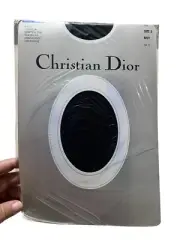 CHRISTIAN DIOR DIORISSIMO SANDALFOOT NAVY PANTY HOSE CONTROL TOP ULTRA SHEER Sz3