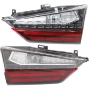 Halogen Tail Light Set For 2016-17 Lexus RX350 Standard Inner Clr/Rd w/Blbs 2Pcs (for: Lexus)